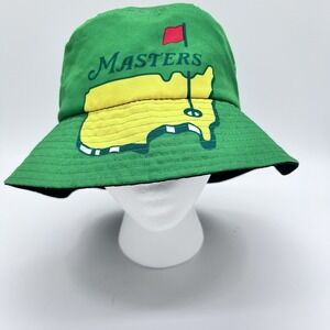 Masters Tournament Green Bucket Hat Size Large New Colorful Shade Augusta